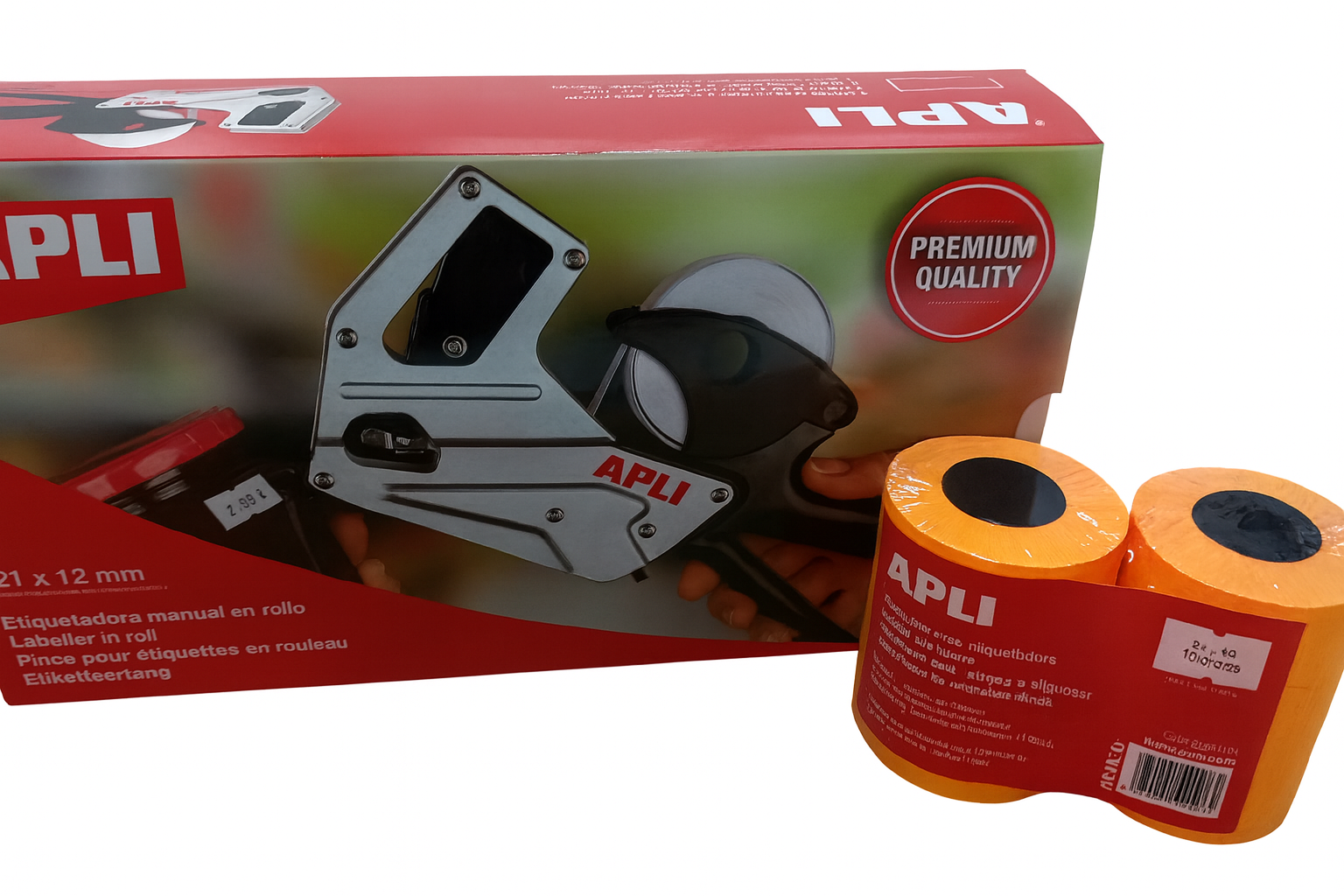 Etiquetadora APLI 1 Línea 101948 – 8 Caracteres Premium