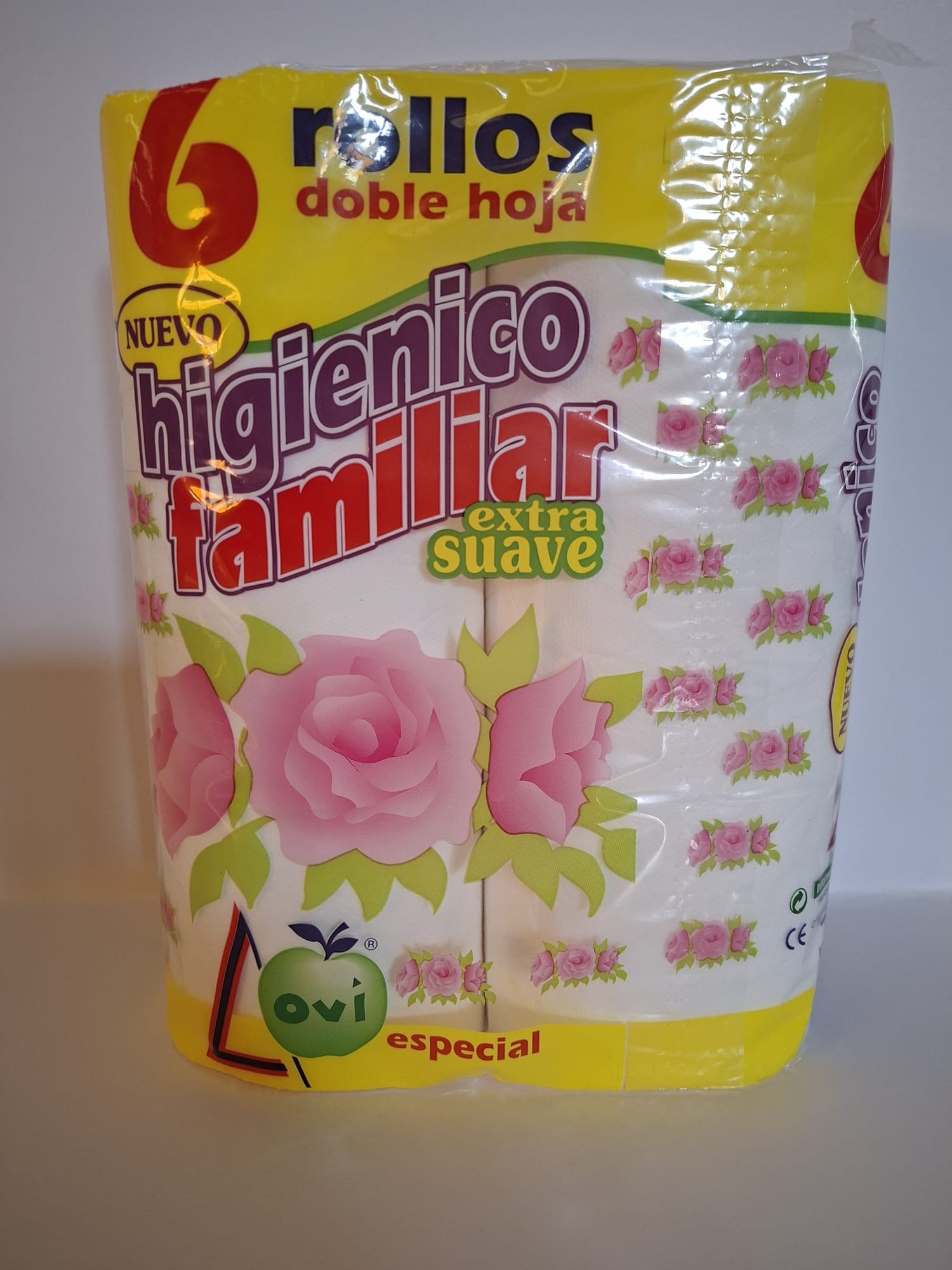 Papel higienico familiar extra suave doble capa lovi especial,pack 6 unidades .